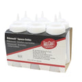 TableCraft C11663C White 16 Oz. Wide Squeeze Dispenser - 6 / PK