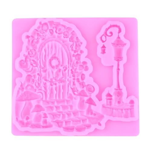 Fairy Garden Door Silicone Mold Wooden Door Fondant Mold - color: Style E