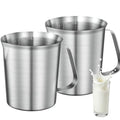 Stainless Steel Metal Measuring Cup w/Handle for Liquid,24&24oz - size: 24 oz+24 oz