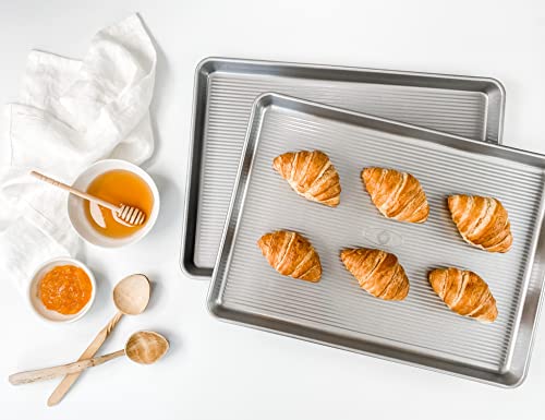 USA Pan Nonstick Quarter Sheet Pan, Set of 2 - size: Set of 2, style: Quarter Sheet Pan