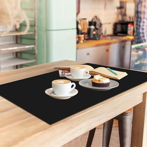 Silicone Protector Mat 47x24 Inch,Black - color: Black