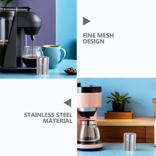 ABOOFAN Stainless Steel Sugar Powder Shaker with Lid Fine Mesh 2.75 in - size: 7.00X5.00X5.00CM