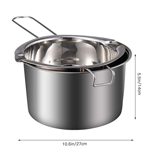 Healifty Stainless Steel Double Boiler Pot Set Melting Pot