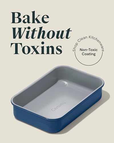 Caraway Non-Stick 9" x 6.5" Small Rectangle Baking Pan - color: Navy, size: Mini Rectangle Pan
