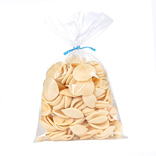 100 Pcs 10 in x 6 in Clear Flat Cello Cellophane Treat Bags Good for Bakery, Cookies, Candies,Dessert(by Brandon)1.4mil.Give Metallic Twist Ties! - size: 100 Count (Pack of 1)