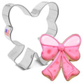 Ann Clark Classic Bow Cookie Cutter, 3-1/2" Made in USA - size: 3-1/2"