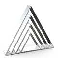 Equilateral Triangle Cookie Cutter Set Large - 5 Inch, 4 Inch, 3 Inch, 2 Inch - Geometric Frame Plaque Cookie Cutters Shapes Molds - Stainless Steel - color: Triangle