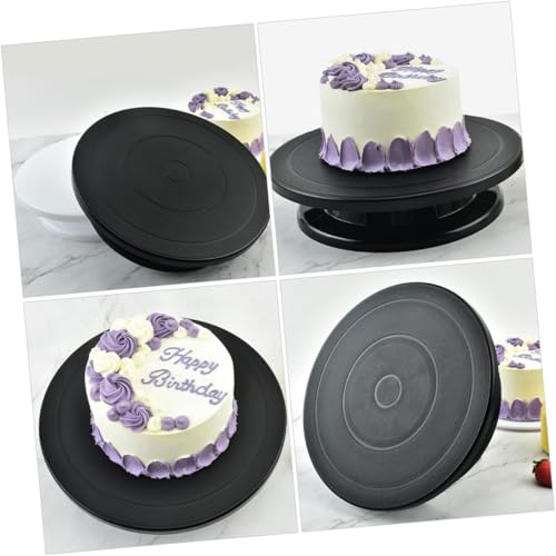 Cake Decorating Turntable,Cake Decorating Supplies Revolving (Black)