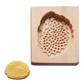 Wooden Baking Mold, 3D Carved Wooden Biscuit Molds, Chocolate Cookie Molds with Beautiful Patterns for Cleaning & Easy Release - size: Hedgehog