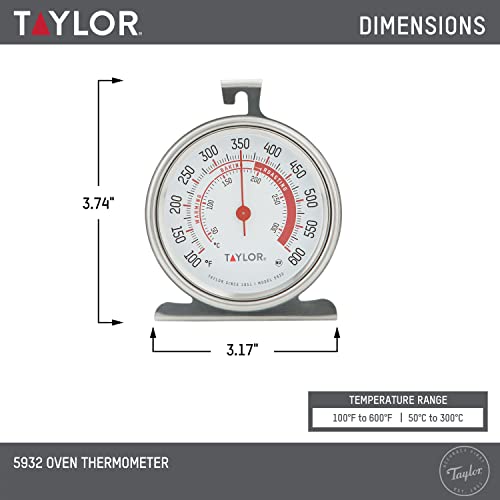 Taylor Oven Thermometer 2-Pack - size: Pack of 2