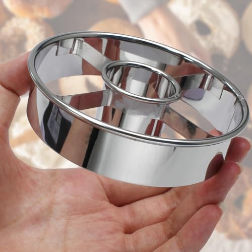 Zorfeter Stainless Steel Donut Cutter, 2 Pack, 3.86 Inch