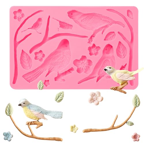 Magpie Cake Decoration Fondant Mold - color: Magpie Silicone Mold