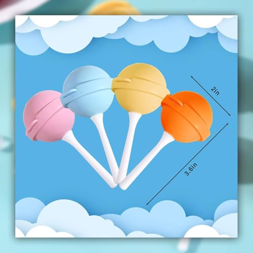 Silicone Lollipop Ice Cream Maker, Homemade Popsicle Molds, DIY Popsicle Maker for Kids, Lollipop Ice Cream Mold, Reusable Popsicle Molds