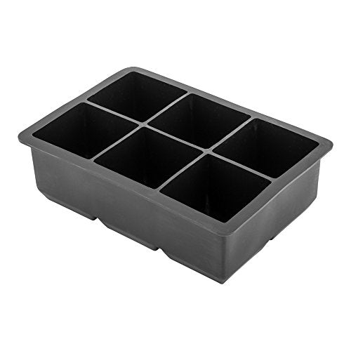 Restaurantware 2 In Cube Silicone Ice Mold, 6 Cavities, 1 Count - size: 2" Cube - 6 Mold