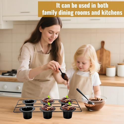 2 Pack 12 Cup Popover Pans, Non-stick Muffin Cupcake Pan