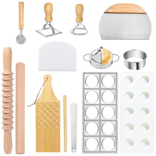 13Pcs Wood Pasta Making Kit - color: 13 PCS
