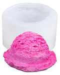 Ice Cream Ball Silicone Mold with Edge, Multi-Use Mold for Chocolate, Fondant, Soap, Candles & DIY Desserts, Perfect for Weddings, Birthdays & Parties - color: Ice cream scoop