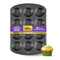 Wilton Gold Non-Stick Muffin Pan, Made Without PFAS, 12-Cup - size: Standart: 10.5 x 15 x 2 in. 12-cup pan