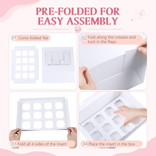 15 Pack Dessert Shooter Box with Window, 12 Count 5 oz, White - color: White, size: 12 Count 5 oz