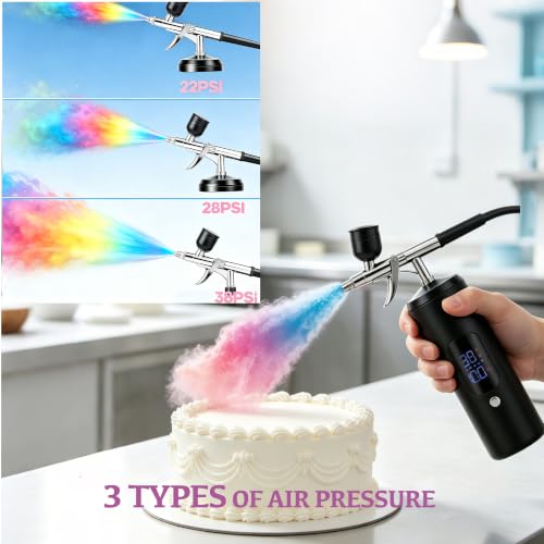 Cordless Airbrush Kit, Handheld Air Brush Painting Sprayer Kit