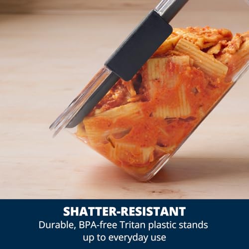 Rubbermaid Brilliance Large Food Storage Container, 9.6 Cup, BPA-Free, Leak-Proof, Clear - size: 9.6 cup