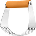 Spring Chef Large Dough Blender For Baking - Durable Pastry Blender - Mango - color: Mango, size: 4" Large