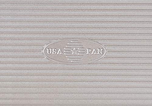 USA Bakeware Mini Sheet Pan, Warp Resistant Nonstick Baking Pan, Aluminized Steel, Set of 1 (Pack of 6) - size: Set of 1 (Pack of 6), style: Mini Sheet Pan