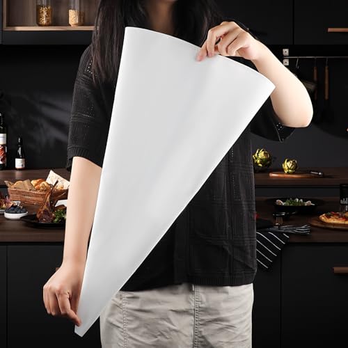 4 Pack 24 Inch Extra Large Reusable Piping Bags,Cotton Cloth Pastry Bags with Plastic Coating, Professional Tipless Icing Bags for Cake Decorating Cupcakes Cookies Desserts and Baking Supplies - size: 24inch
