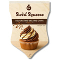 SwirlSqueeze by KIDU Pantry – Microwaveable Drizzle Pouch with 6oz Milk Merckens Melting Wafers – Simply Microwave, Snip, and Drizzle | 3 Pack - size: 6 Ounce (Pack of 3)