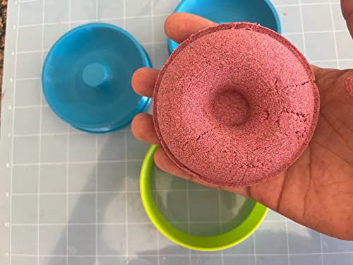 Donut Shape 3D Bath Bomb Mold - DIY Bath Bomb Mold, Hand Press, 3D Printed