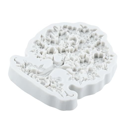 Flower Tree Silicone Mold Tree of Life Fondant Molds - color: Style T