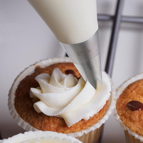 5 Pcs Large Piping Tips Set, Frosting Icing Tip for Decorating Cake Cupcake