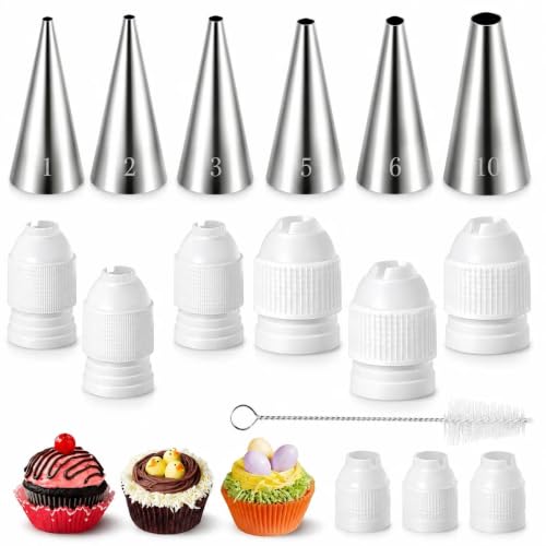 6pcs Round Piping Tips Set - color: A