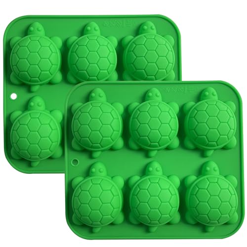 Silicone Turtle Molds for Candy Making, Chocolate Sheet Ice Cube Tray