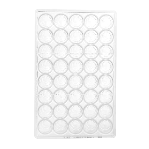 Chocolate World 2169 Clear Polycarbonate Chocolate Mold with 40 Cherry Cavities 28mm Diameter x 24mm High