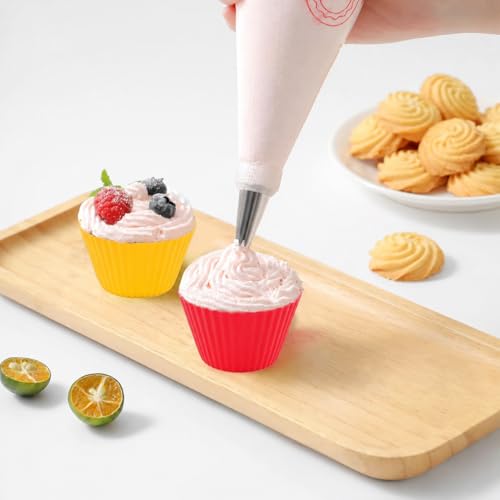 12-Pack Reusable Silicone Cupcake Liners