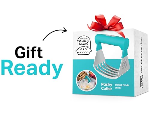 Stainless Steel Pastry Cutter & Dough Blender - Turquoise - color: Turquoise