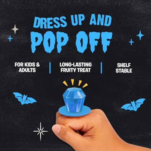 Ring Pop Blue Raspberry Halloween Lollipop, 30 Count, Bulk Party Favors - size: 30 Count
