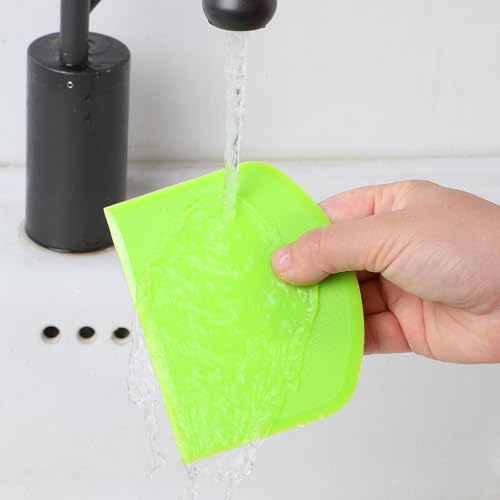 10 Pcs Bread Scraper, PE Plastic Bowl Scrapers for Bread Dough