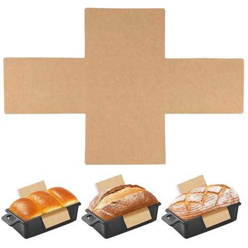 100 Pcs 8x4 in Loaf Pan Liners for Baking Bread Pan Parchment Paper - size: 8.27*4.33 inch