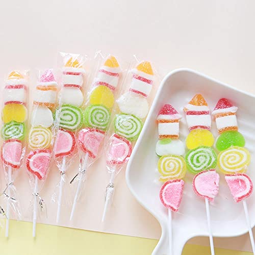 Tecbeauty 300 Cellophane Bags 2.4 x 10 Treats Bag Clear Pretzel Rod Bags, Twist Ties 300 - color: 2x10 Inch