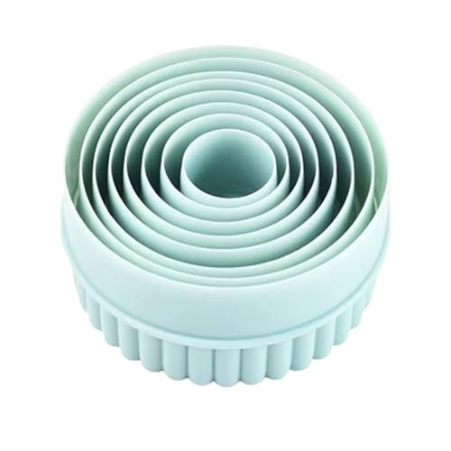 Cookie Cutters, 8 PCS Ideal Biscuit Cutter Tool, Highly Versatile Round & Circle Cutter, Perfect for Creating Unique Shaped Biscuits and Cookies