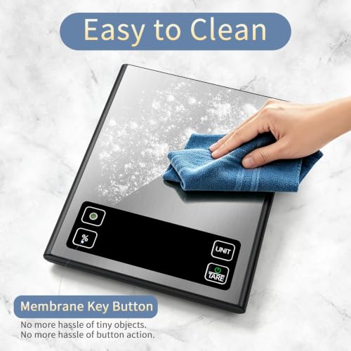 Homebuds 22lb Digital Food Scale Precision 0.1oz/1g, Kitchen Scale Big LED