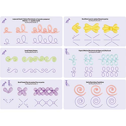 13pcs Cake Icing Piping Drawing Board Template Paper