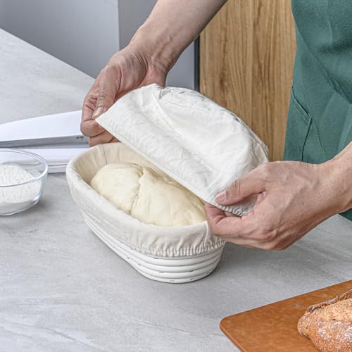 Restaurantware 9 3/4 In Oval Rattan Banneton Proofing Baskets, 1 Count - size: Oval, 9 3/4"-1 Count