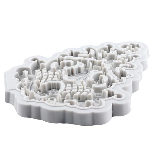 Baroque Curlicues Scroll Lace Silicone Mold Filigree Fondant Mold - color: Style ZG