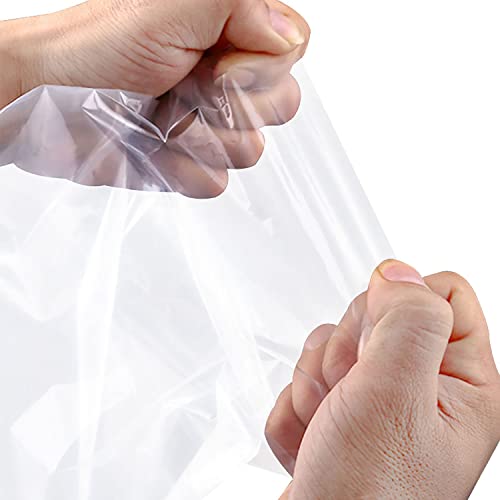Zcintert Clear Cello Cellophane Treat Bags, 200 Pcs - 5" x 7"(2mils), Plastic Gift Bags for Candy, Party Favor, Cookies, Candies Packaging, with 4” Twist Ties - color: 200PCS - 5" x 7"