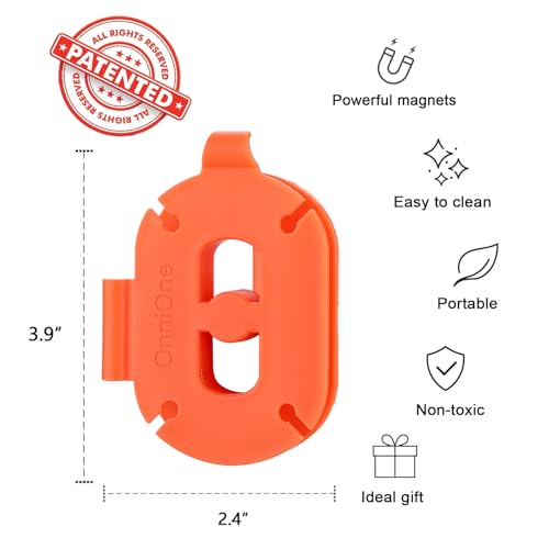 Temperature Probe Spool for BBQ Thermometer with Strong Magnets, Meat Probe Winder Organizer Perfect for Wrapping Wire for Store,Travel, BBQ Grill Accessories Tools - Presents for Men Dad（4-Pack）
