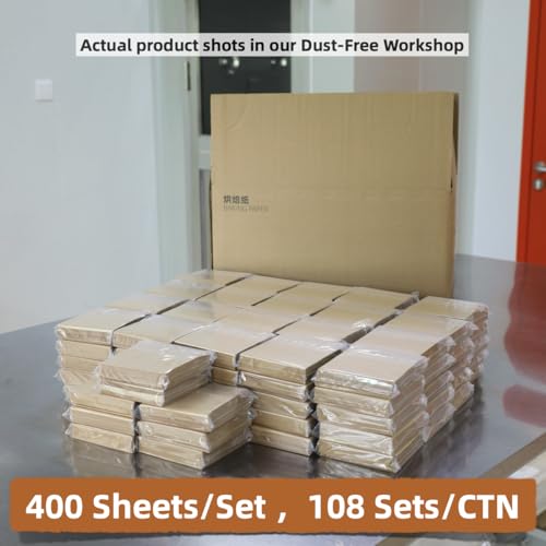 4x4 inch (43,200 sheets) Commercial Bulk Small Parchment Paper Squares - color: Brown, size: 4"x4" (10.2x10.2cm) - 43200 sheets