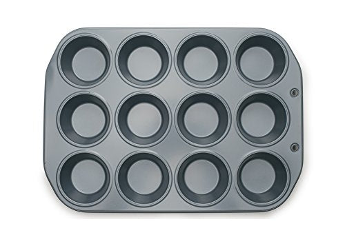 Fox Run 4455 Muffin Pan, 12-Cup, Preferred Non-Stick - style: Non-Stick 12Cup Muffin Pan